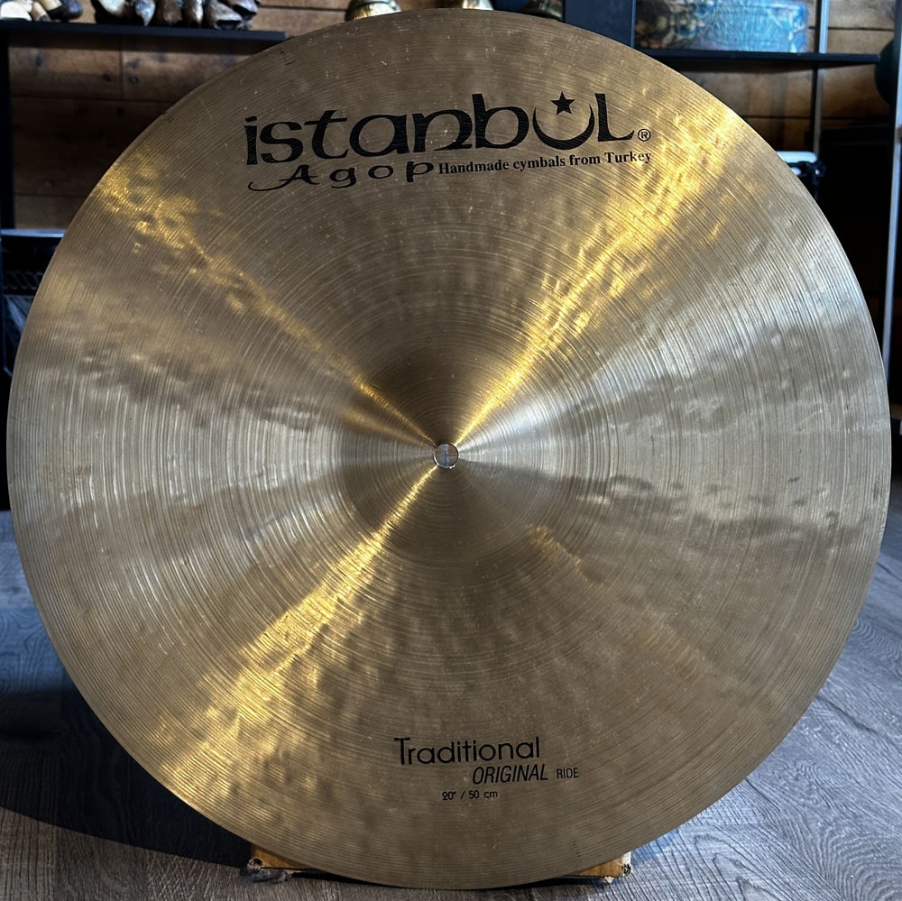 Used Istanbul Agop Traditional Original Ride Cymbal 20" 1871 grams - Drum Center Of Portsmouth