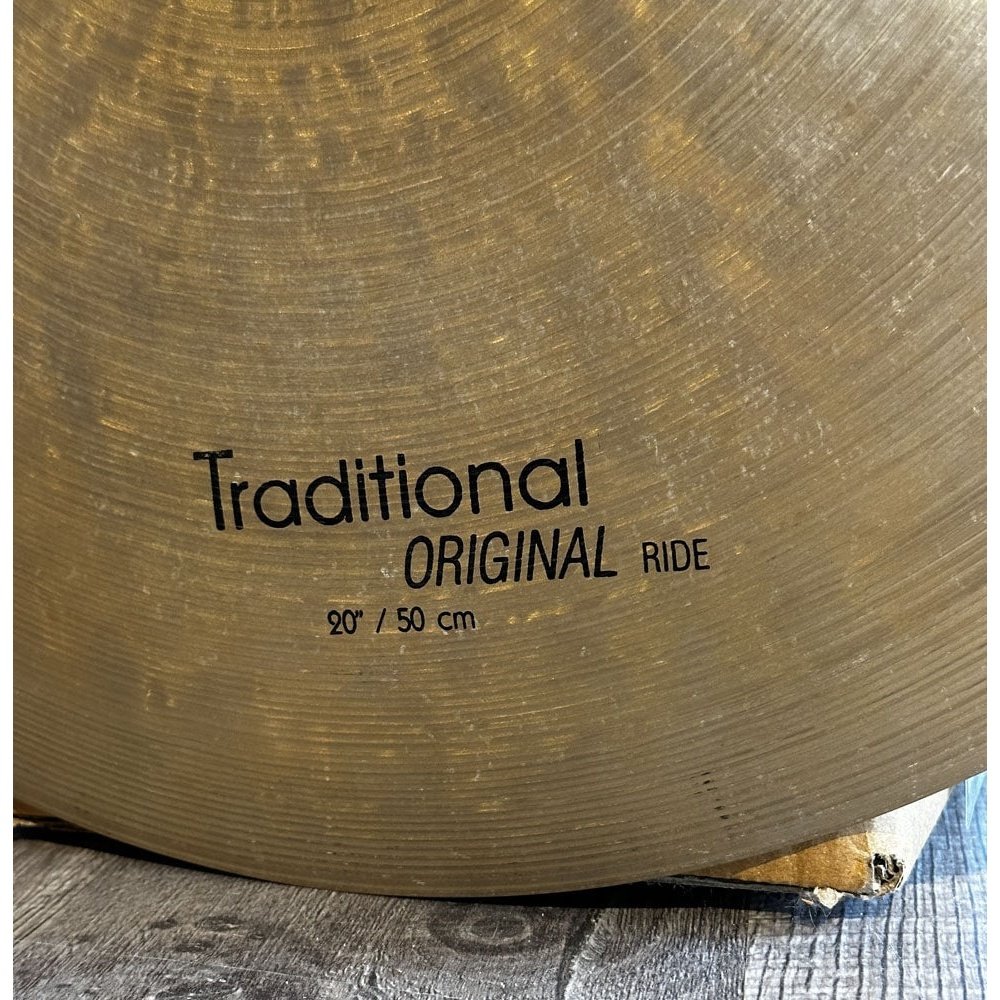 Used Istanbul Agop Traditional Original Ride Cymbal 20" 1871 grams - Drum Center Of Portsmouth