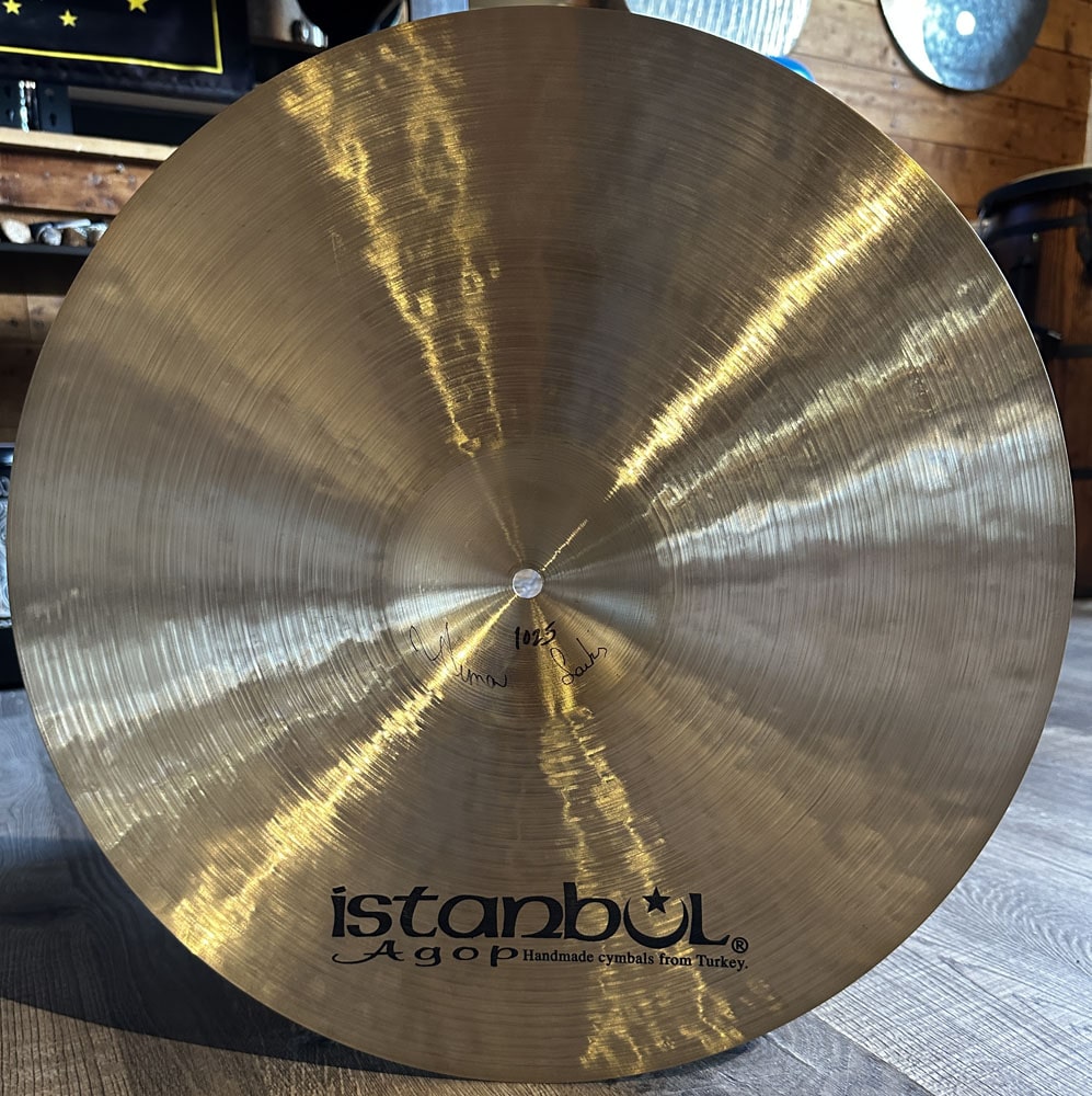 Used Istanbul Agop Traditional Paper Thin Crash Cymbal 17" 1025 grams - Very Good - Drum Center Of Portsmouth