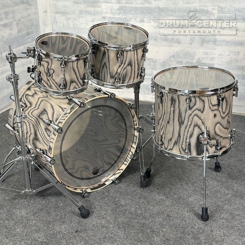 Sonor SQ2 Beech 4pc Drum Set Snow Tiger Semi Gloss - Drum Center Of Portsmouth