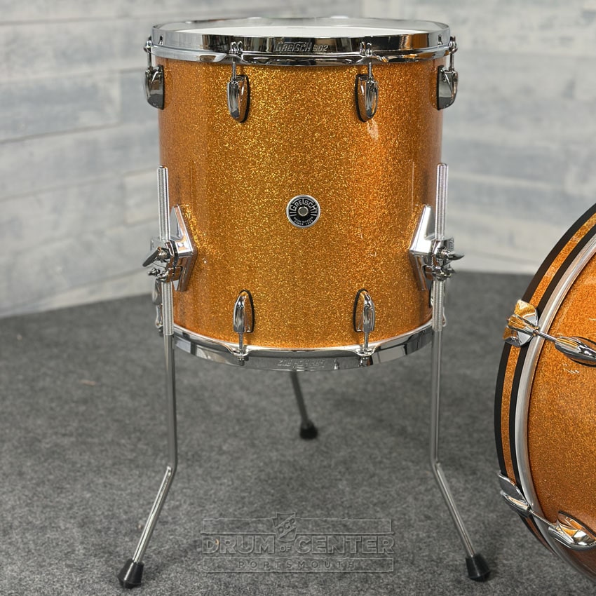 Gretsch Brooklyn 3pc Drum Set Gold Sparkle - Drum Center Of Portsmouth