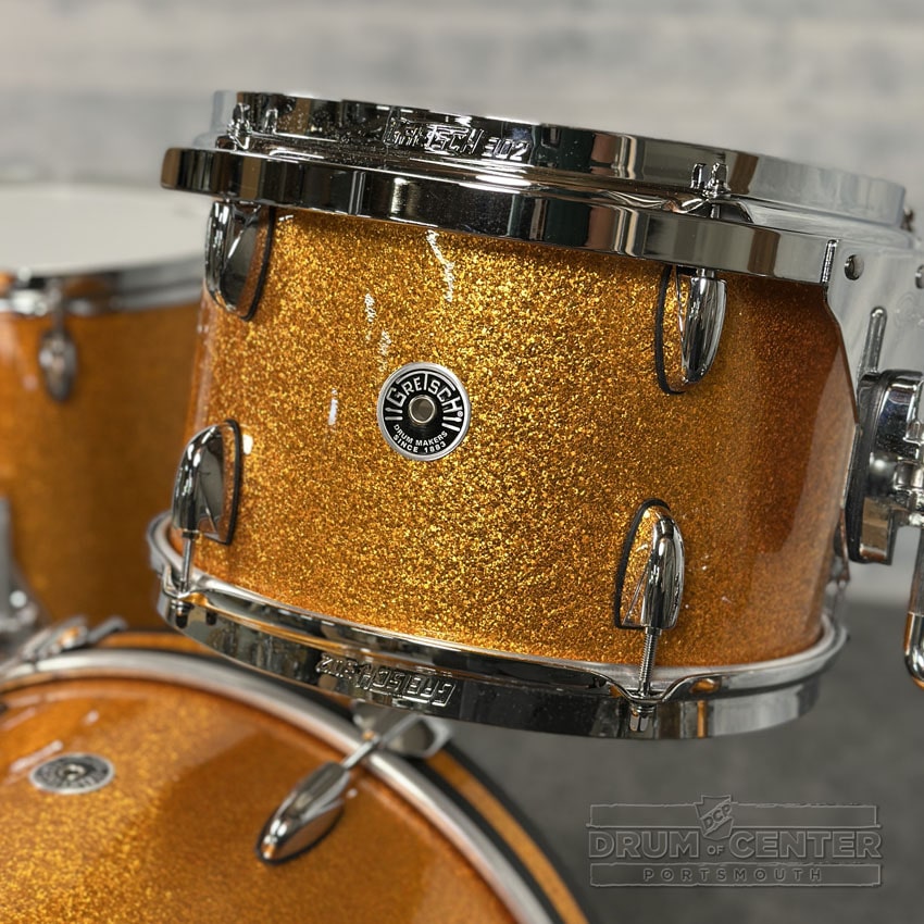 Gretsch Brooklyn 3pc Drum Set Gold Sparkle - Drum Center Of Portsmouth