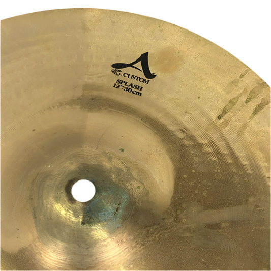 Used Zildjian A Custom Splash Cymbal 12 - Good - Drum Center Of Portsmouth