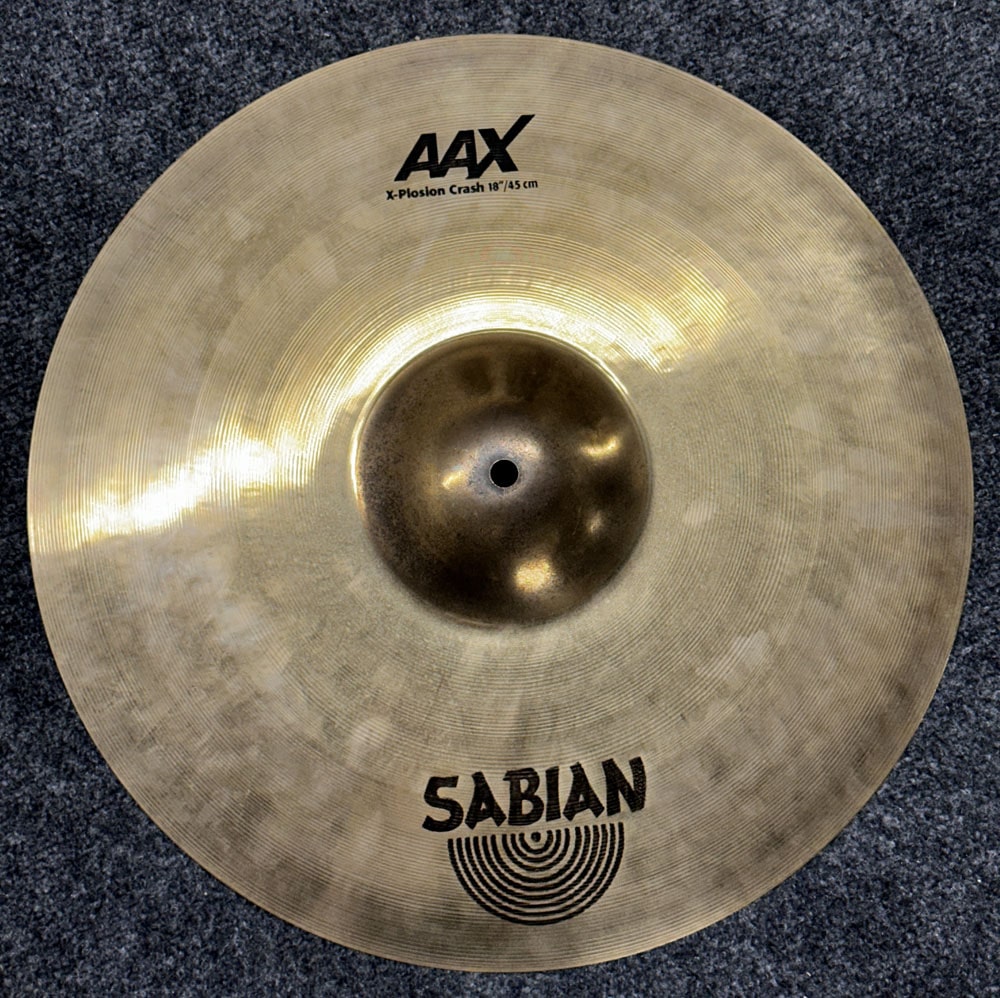 Used Sabian AAX X-Plosion Crash Cymbal 18" - Drum Center Of Portsmouth