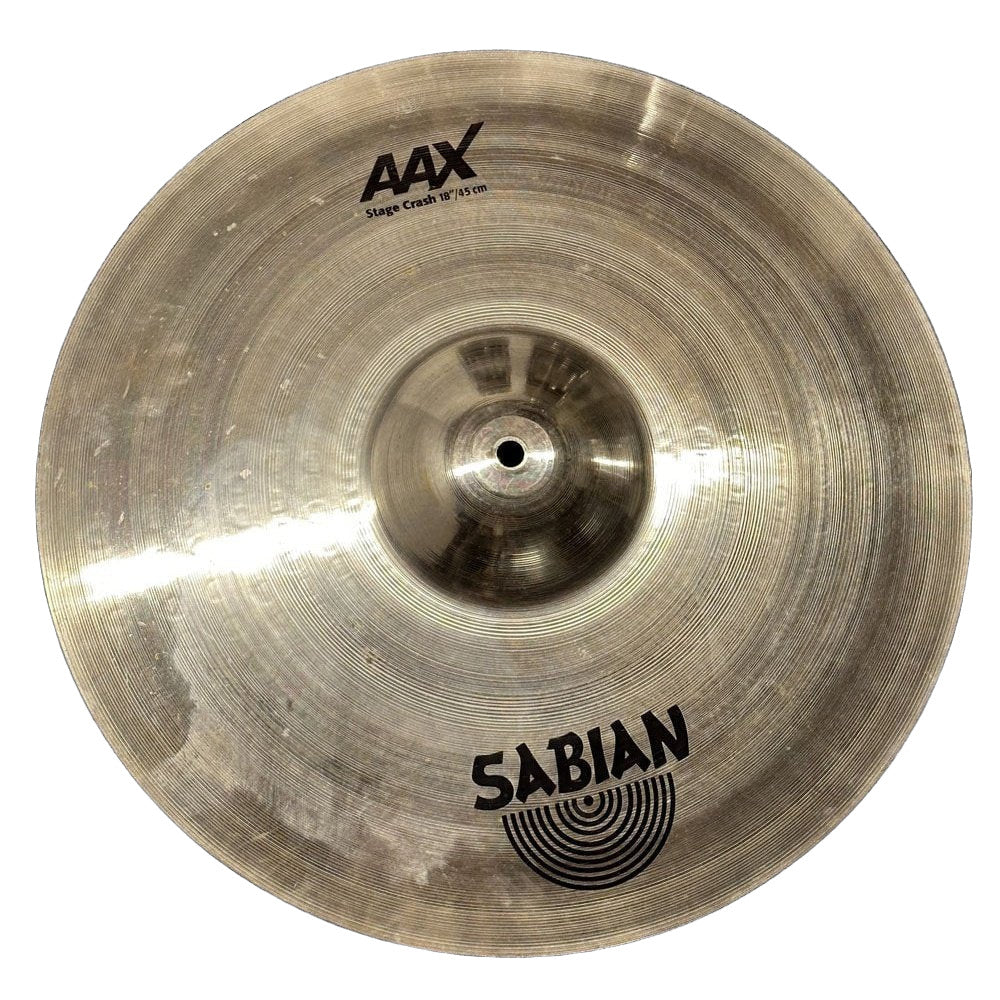 Used Sabian AAX Stage Crash Cymbal 18" - Drum Center Of Portsmouth