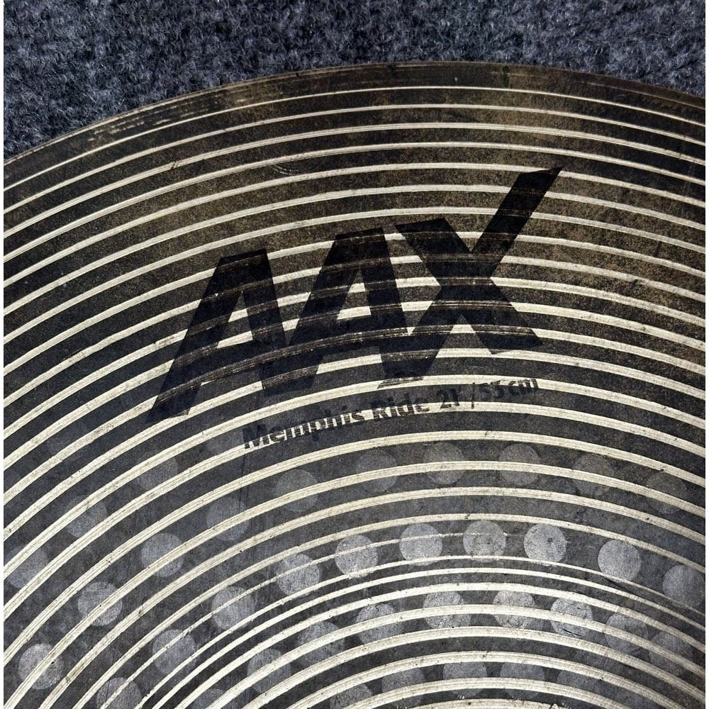 Used Sabian AAX Memphis Ride Cymbal 21" 2548 grams - Drum Center Of Portsmouth