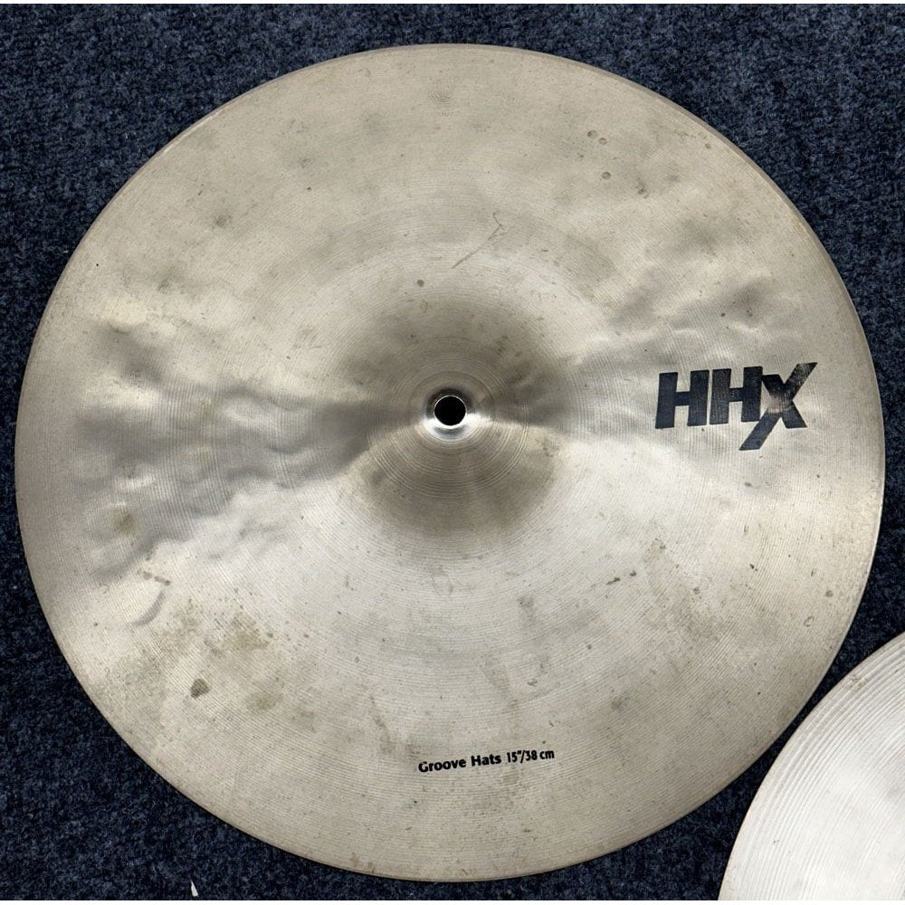 Used Sabian HHX Groove Hi Hat Cymbals 15" - Drum Center Of Portsmouth