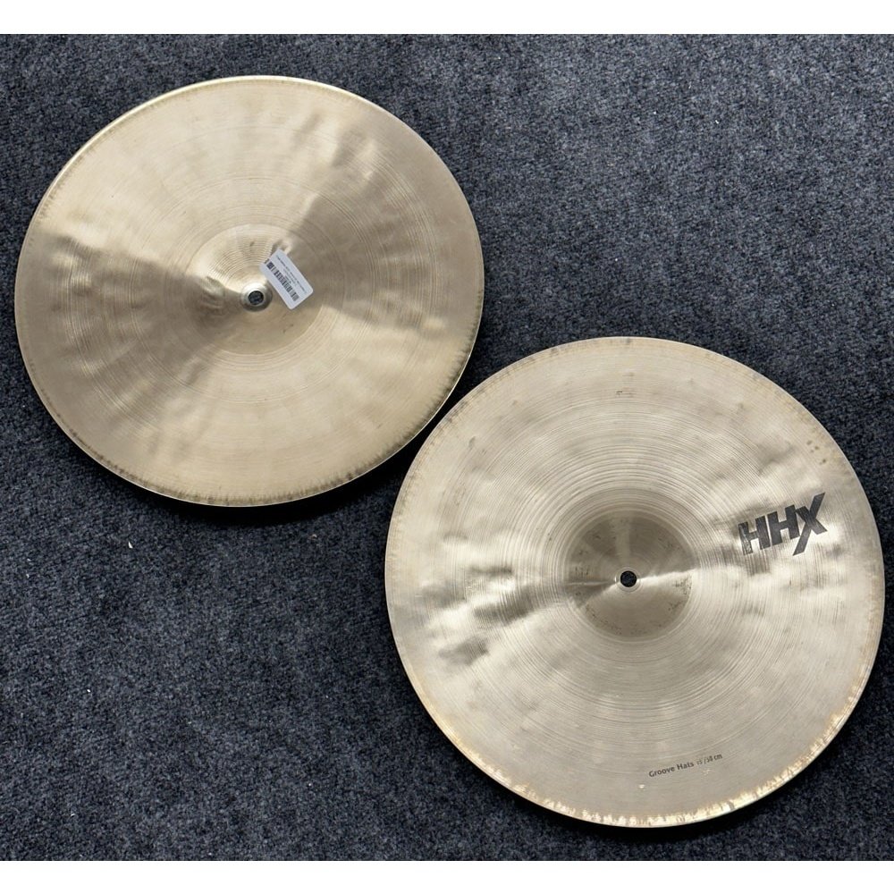 Used Sabian HHX Groove Hi Hat Cymbals 15" - Drum Center Of Portsmouth