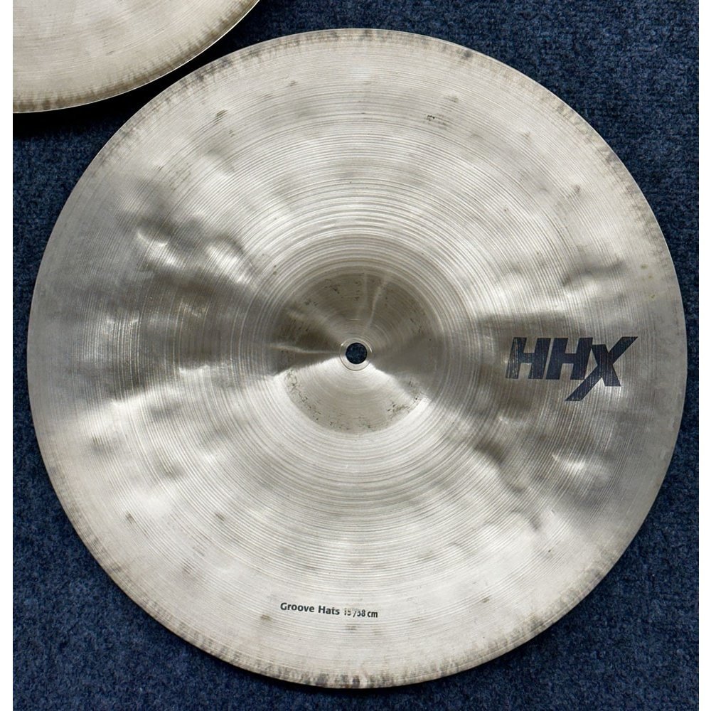Used Sabian HHX Groove Hi Hat Cymbals 15" - Drum Center Of Portsmouth