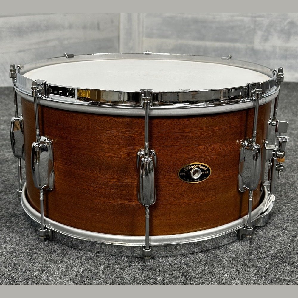 Used Slingerland Radio King Mahogany Student Snare Drum 14x7 - Very Good - Drum Center Of Portsmouth
