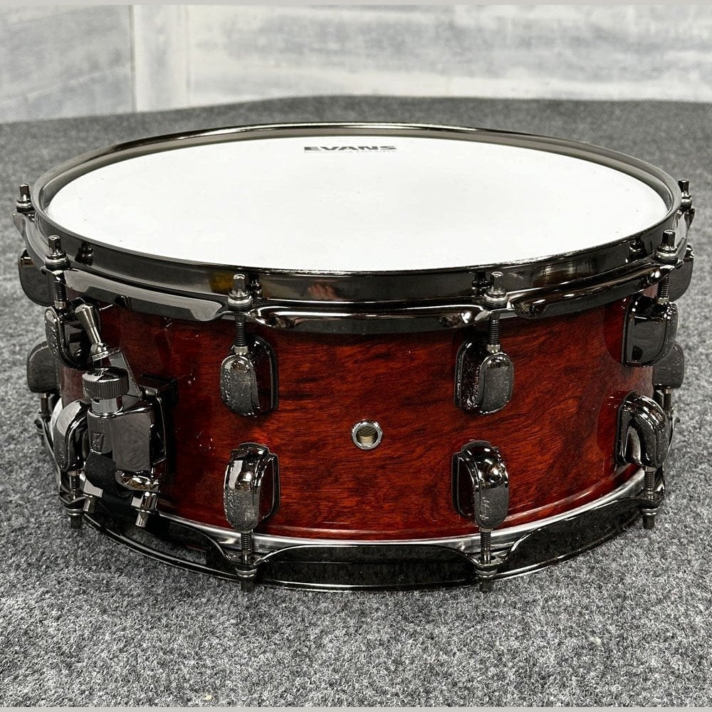 Used Tama SLP Series G-Bubinga Snare Drum 14x6 - Very Good - Drum Center Of Portsmouth