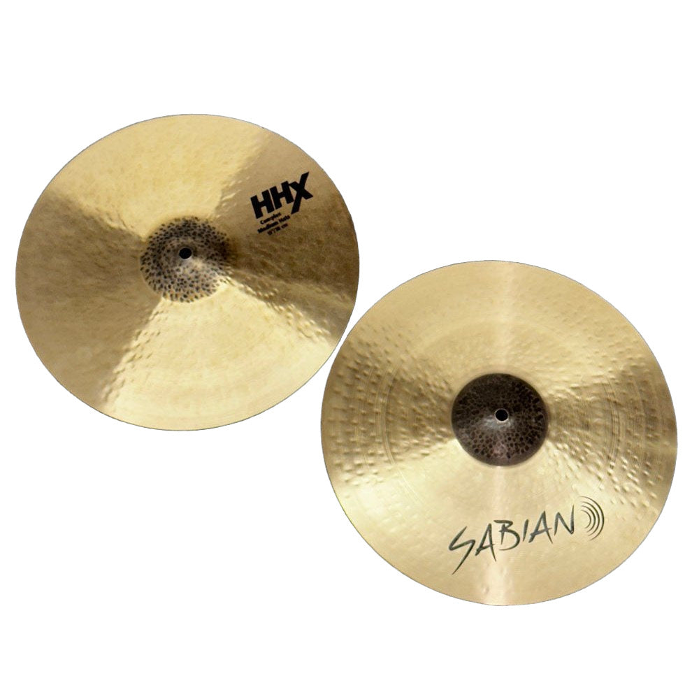 Used Sabian HHX Complex Medium Hi Hat Cymbals 15" - Very Good - Drum Center Of Portsmouth