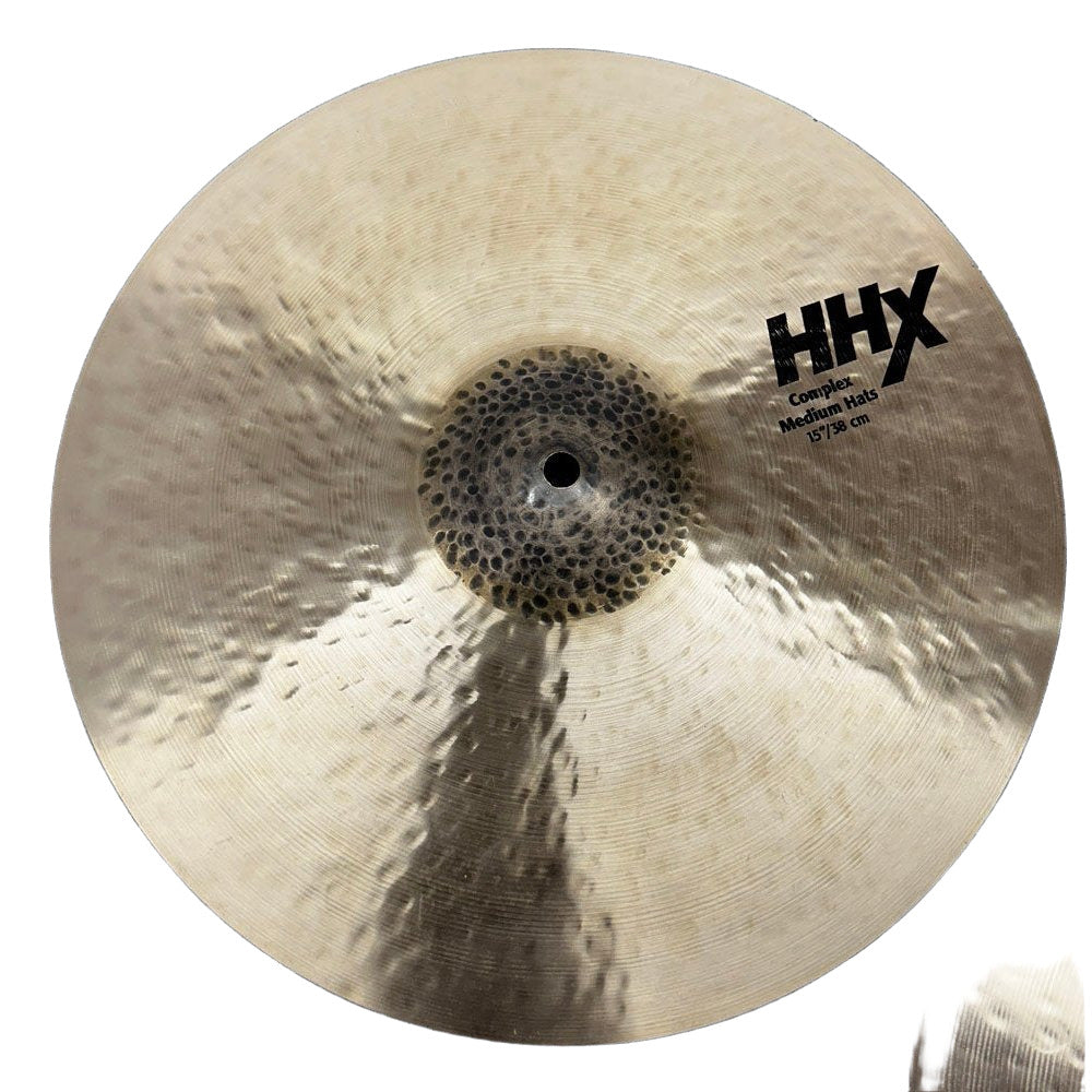 Used Sabian HHX Complex Medium Hi Hat Cymbals 15" - Very Good - Drum Center Of Portsmouth
