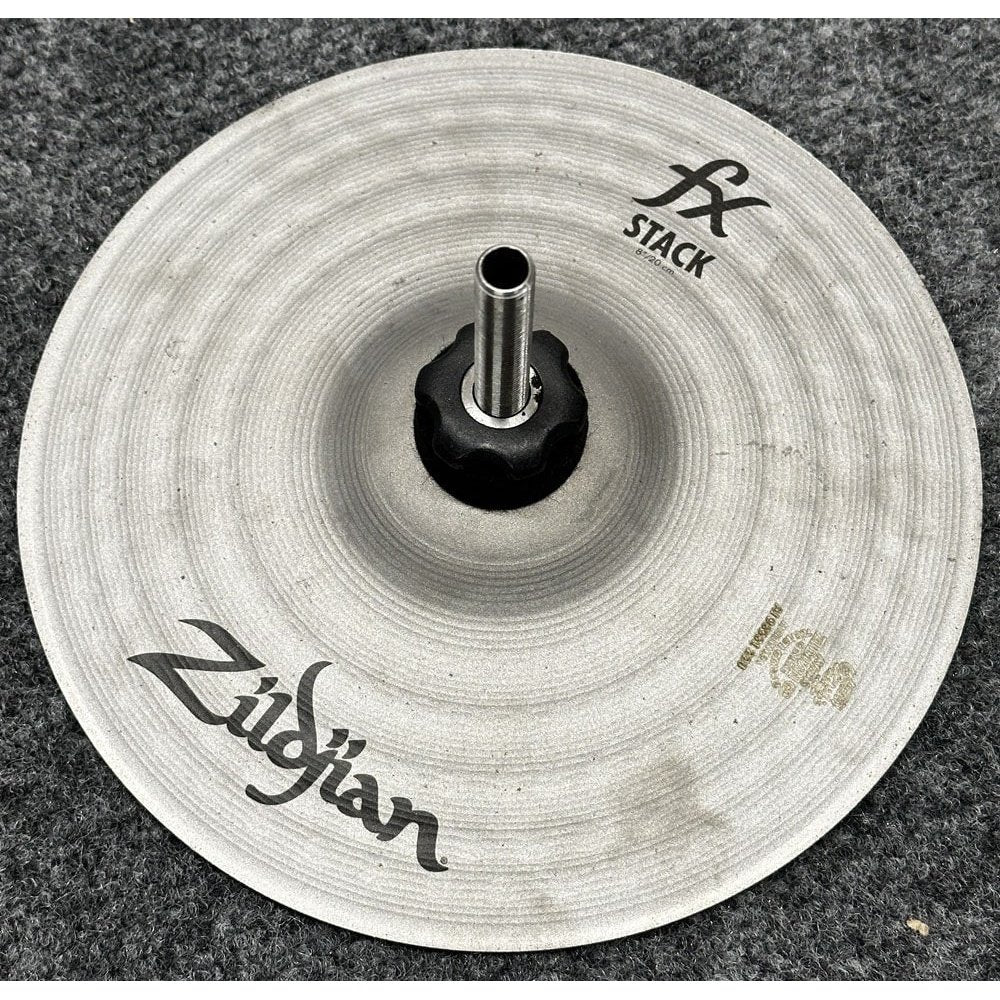Used Zildjian FX Cymbal Stack Pair 10" w/Mount - Very Good - Drum Center Of Portsmouth