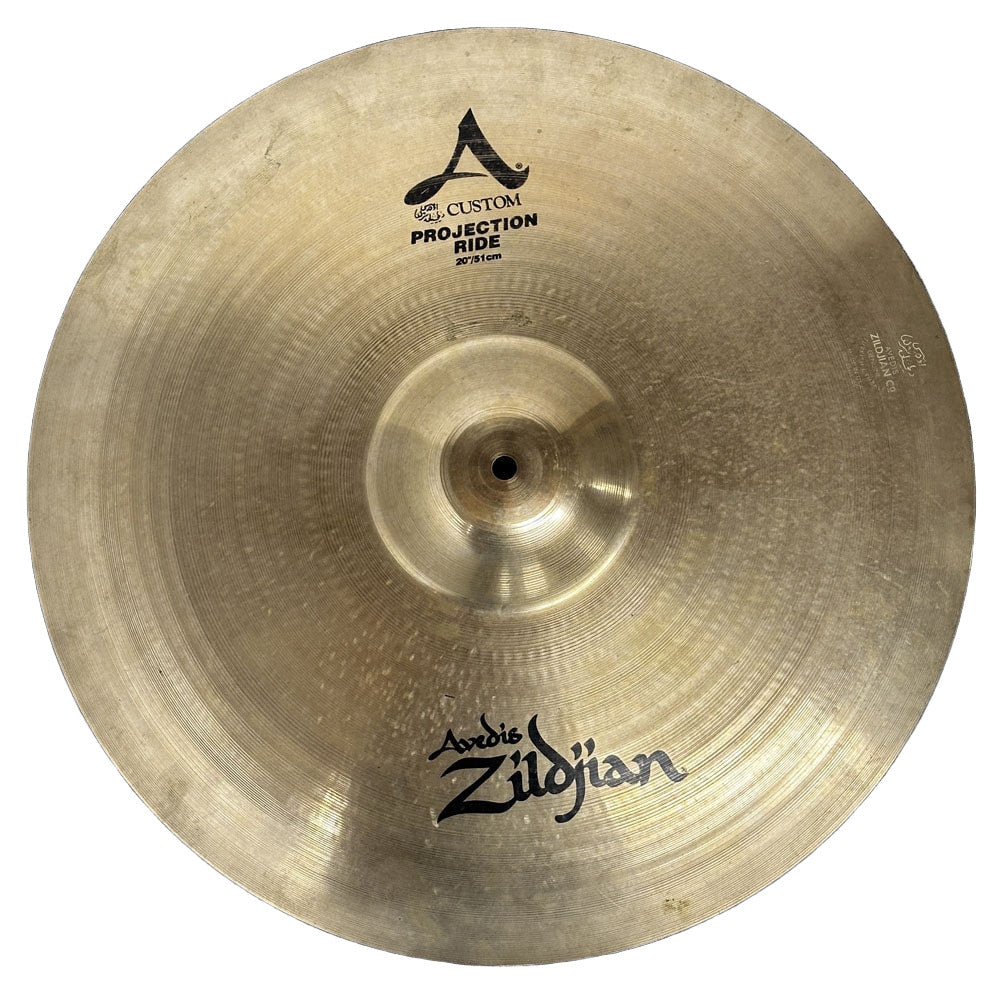 Used Zildjian A Custom Projection Ride Cymbal 20" - Good - Drum Center Of Portsmouth