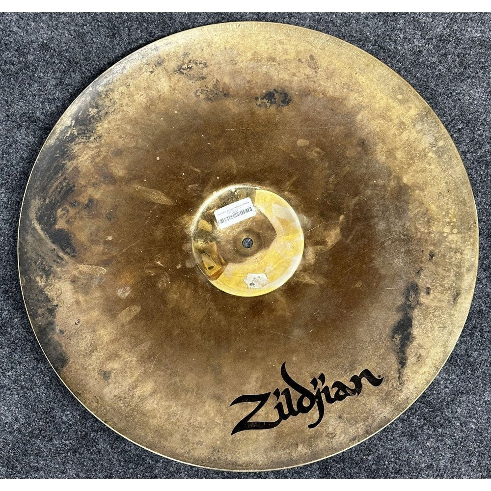 Used Zildjian A Earth Ride Cymbal 22" Brilliant - Very Good - Drum Center Of Portsmouth