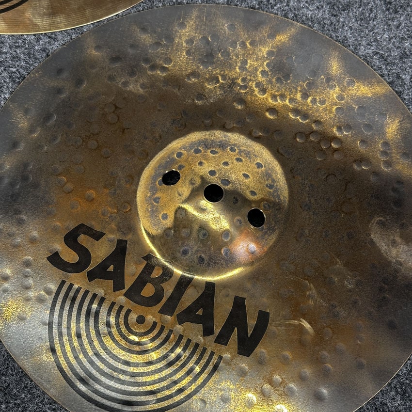 Used Sabian AAX Fusion Hi Hats Cymbal 13 - Good - Drum Center Of Portsmouth