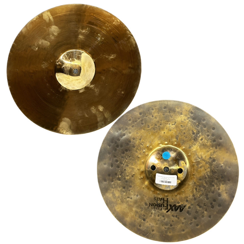 Used Sabian AAX Fusion Hi Hats Cymbal 13 - Good - Drum Center Of Portsmouth