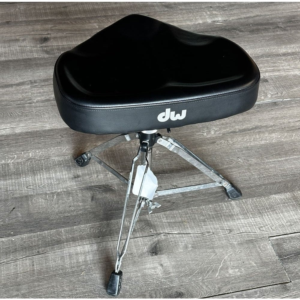 Used DW 9000 Series Heavy Duty Throne W/Motorcycle Seat Top - Fair - Drum Center Of Portsmouth