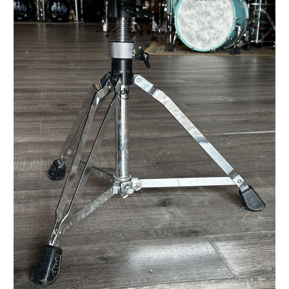 Used DW 9000 Series Heavy Duty Throne W/Motorcycle Seat Top - Fair - Drum Center Of Portsmouth