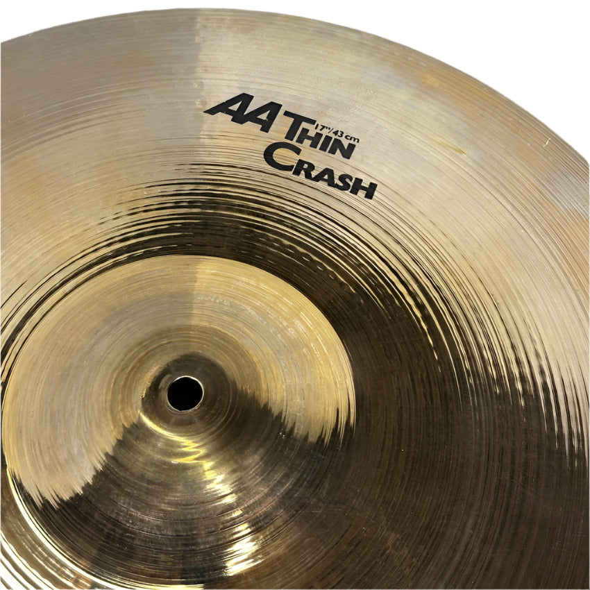 Used Sabian AA Thin Crash Cymbal 17 - Very Good - Drum Center Of Portsmouth
