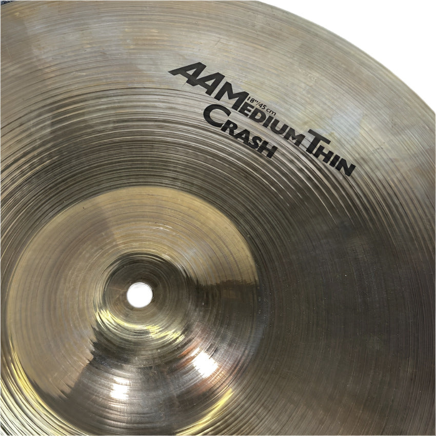 Used Sabian AA Medium Thin Crash Cymbal 18 - Excellent - Drum Center Of Portsmouth