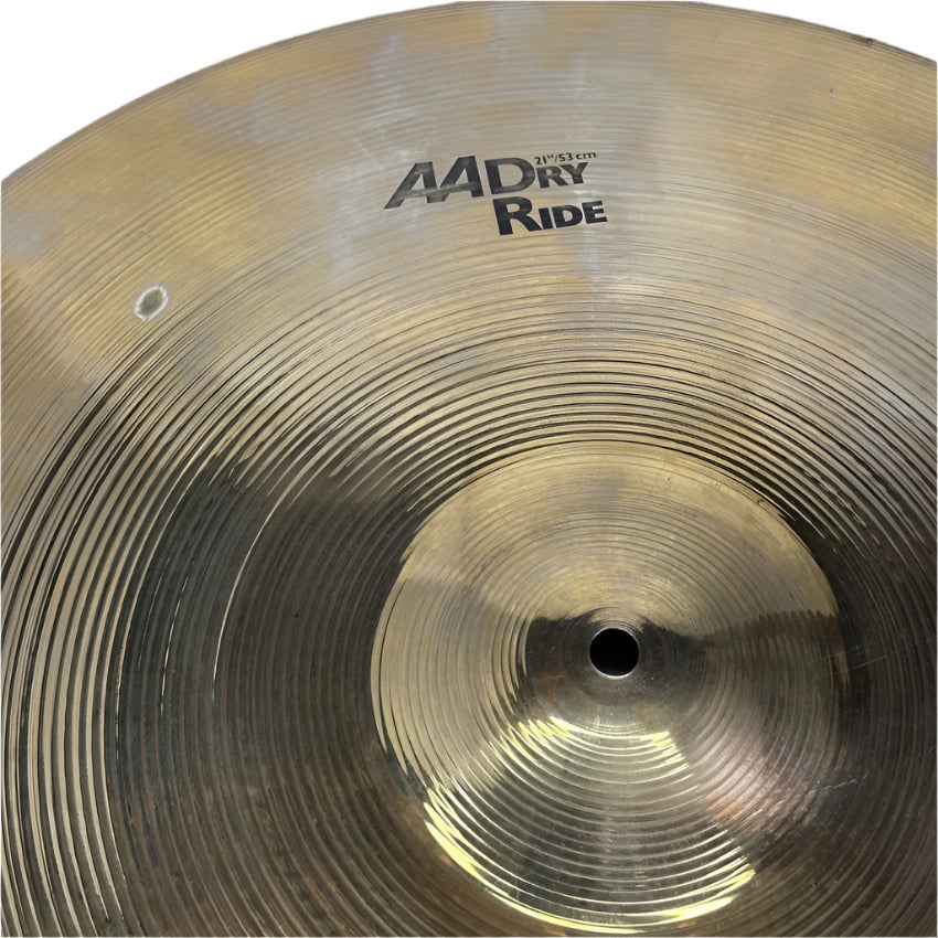Used Sabian AA Dry Ride Cymbal 21 - Very Good - Drum Center Of Portsmouth