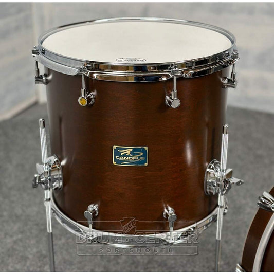 Canopus RFM 3pc Jazz Drum Set Bitter Brown Oil - Drum Center Of Portsmouth