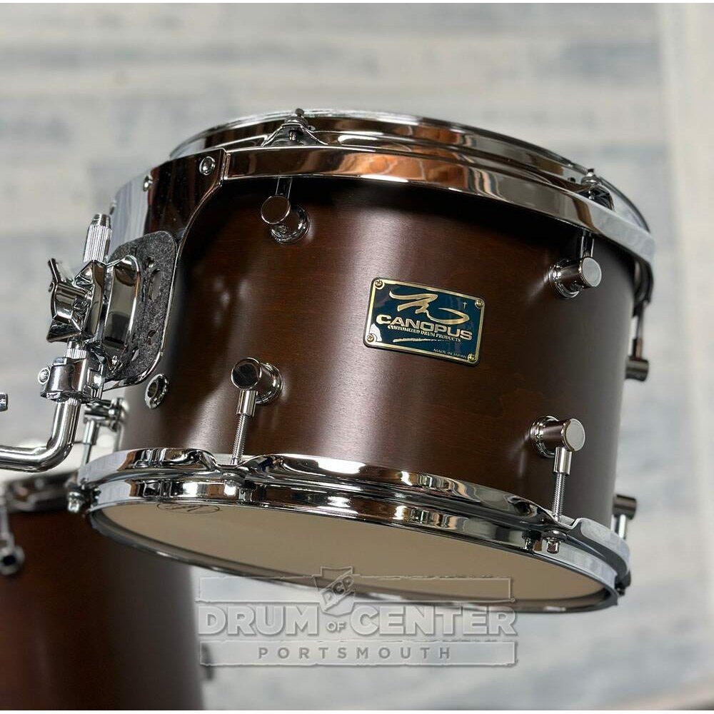 Canopus RFM 3pc Jazz Drum Set Bitter Brown Oil - Drum Center Of Portsmouth