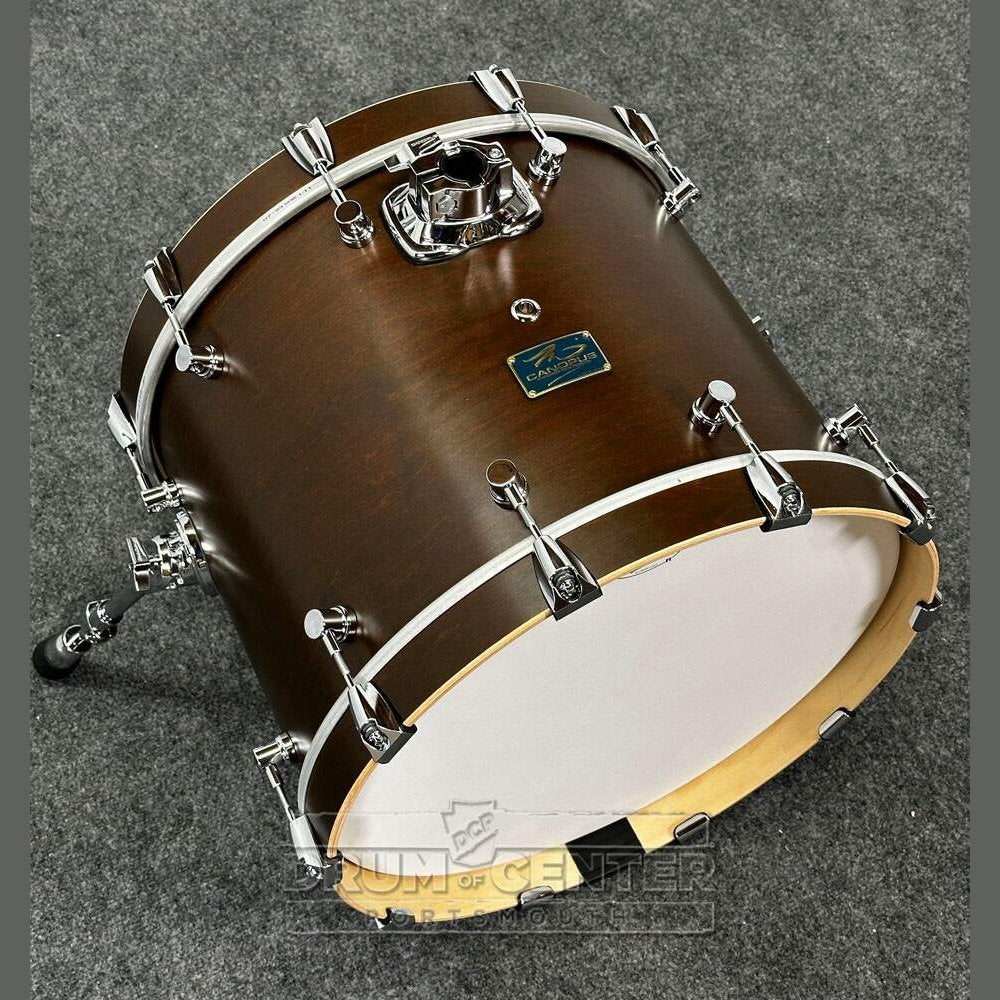 Canopus RFM 3pc Jazz Drum Set Bitter Brown Oil - Drum Center Of Portsmouth