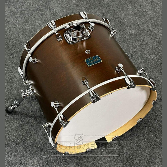 Canopus RFM 3pc Jazz Drum Set Bitter Brown Oil - Drum Center Of Portsmouth