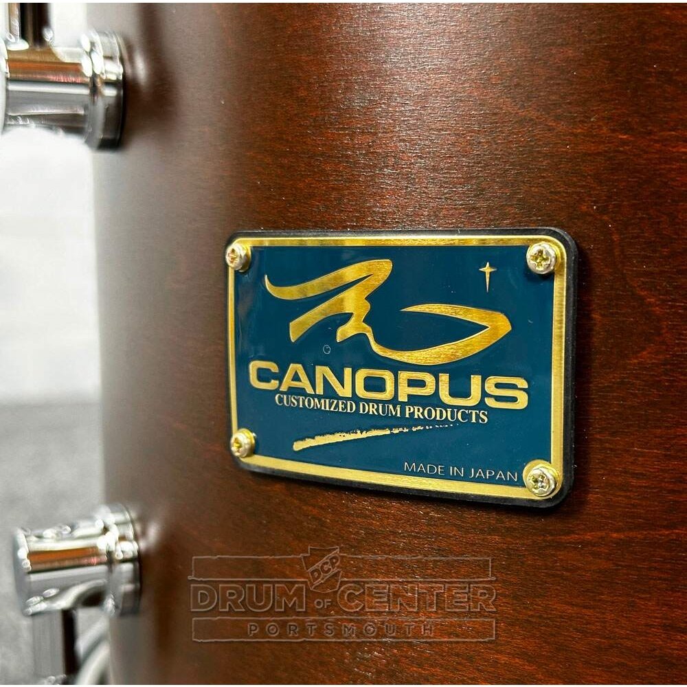 Canopus RFM 3pc Jazz Drum Set Bitter Brown Oil - Drum Center Of Portsmouth