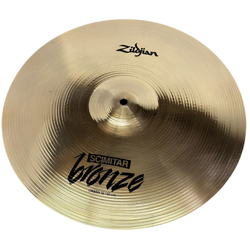 Used Zildjian Scimitar Bronze Crash Cymbal 16 - Excellent - Drum Center Of Portsmouth