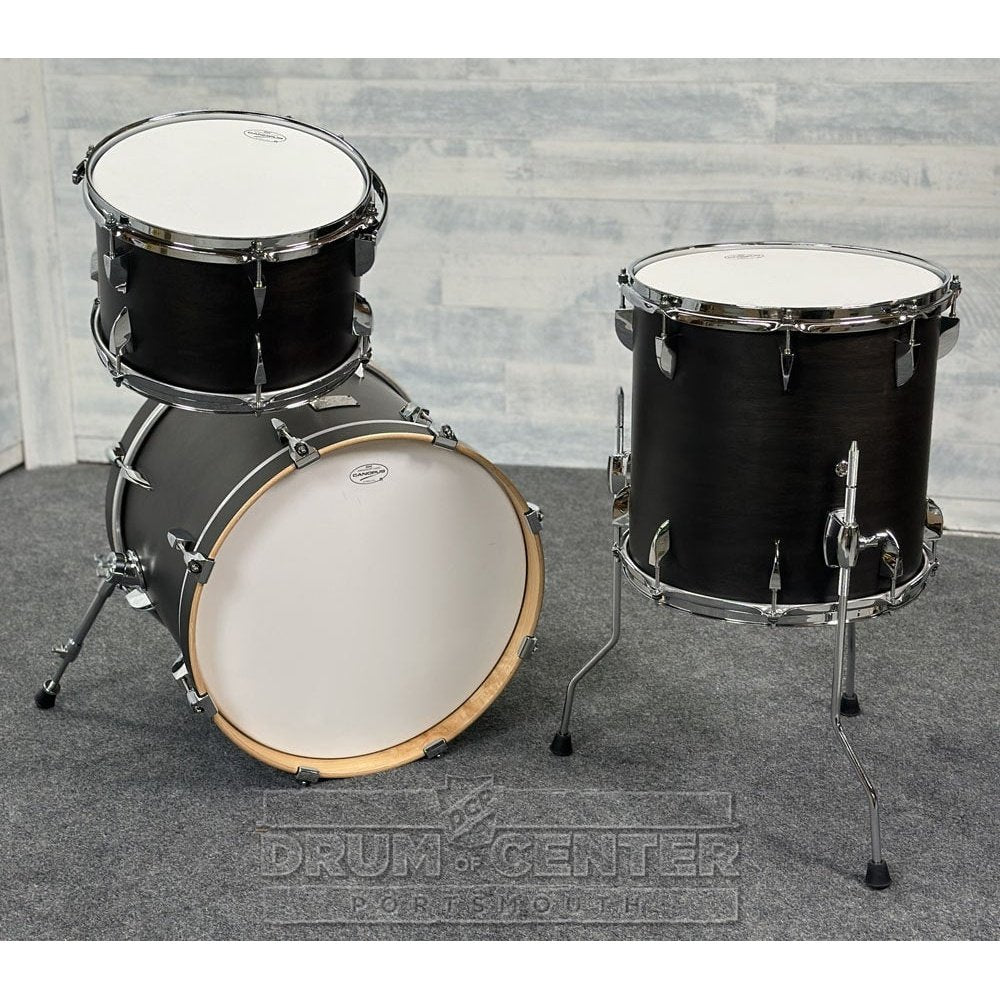 Canopus Yaiba 3pc Bop Drum Set Antique Ebony Matte Lacquer - Drum Center Of Portsmouth