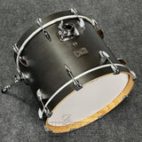 Canopus Yaiba 3pc Bop Drum Set Antique Ebony Matte Lacquer - Drum Center Of Portsmouth
