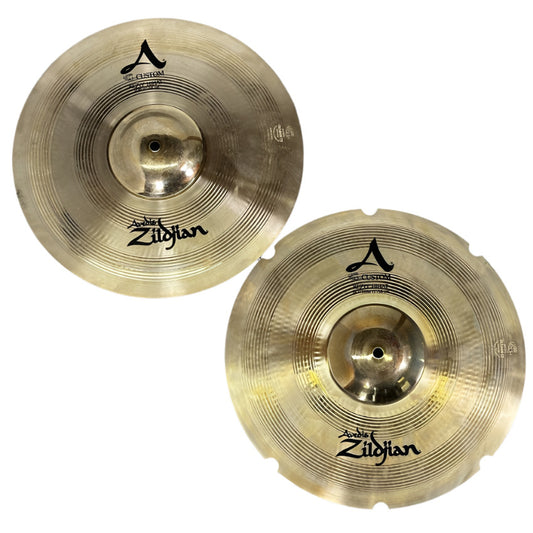 Used Zildjian A Rezo Hi Hats Cymbal 15 - Very Good - Drum Center Of Portsmouth