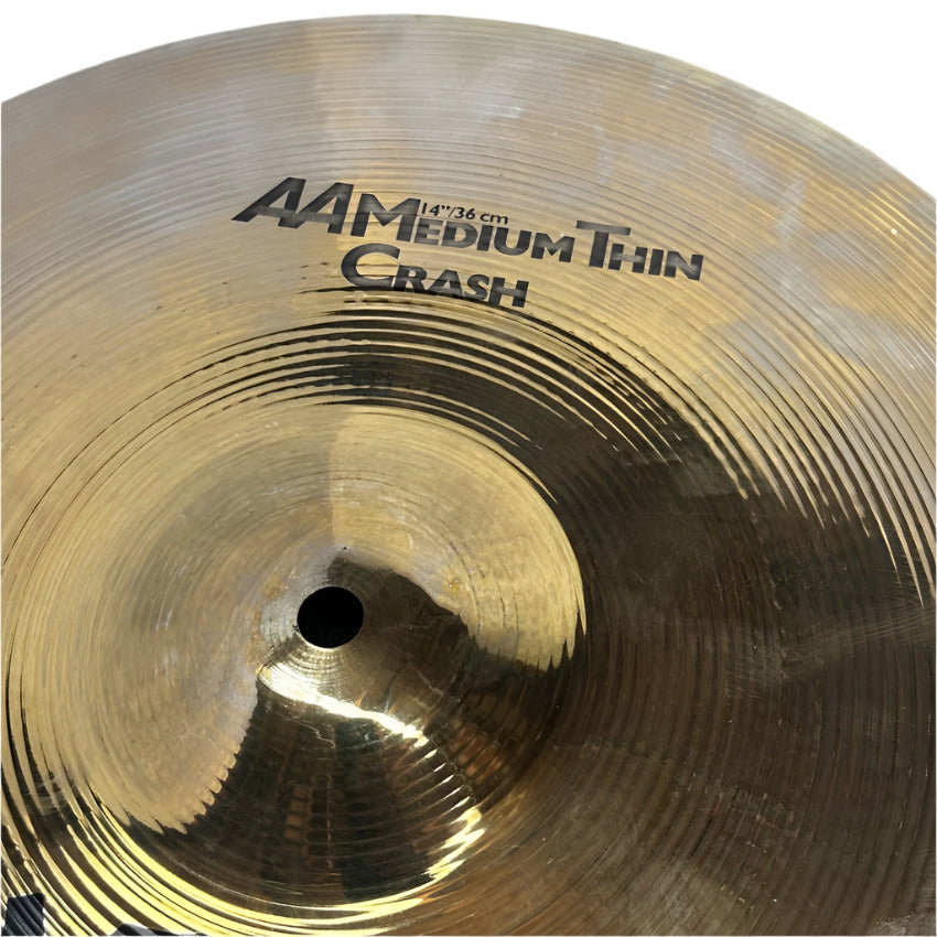 Used Sabian AA Medium Thin Crash Cymbal 14 - Very Good - Drum Center Of Portsmouth