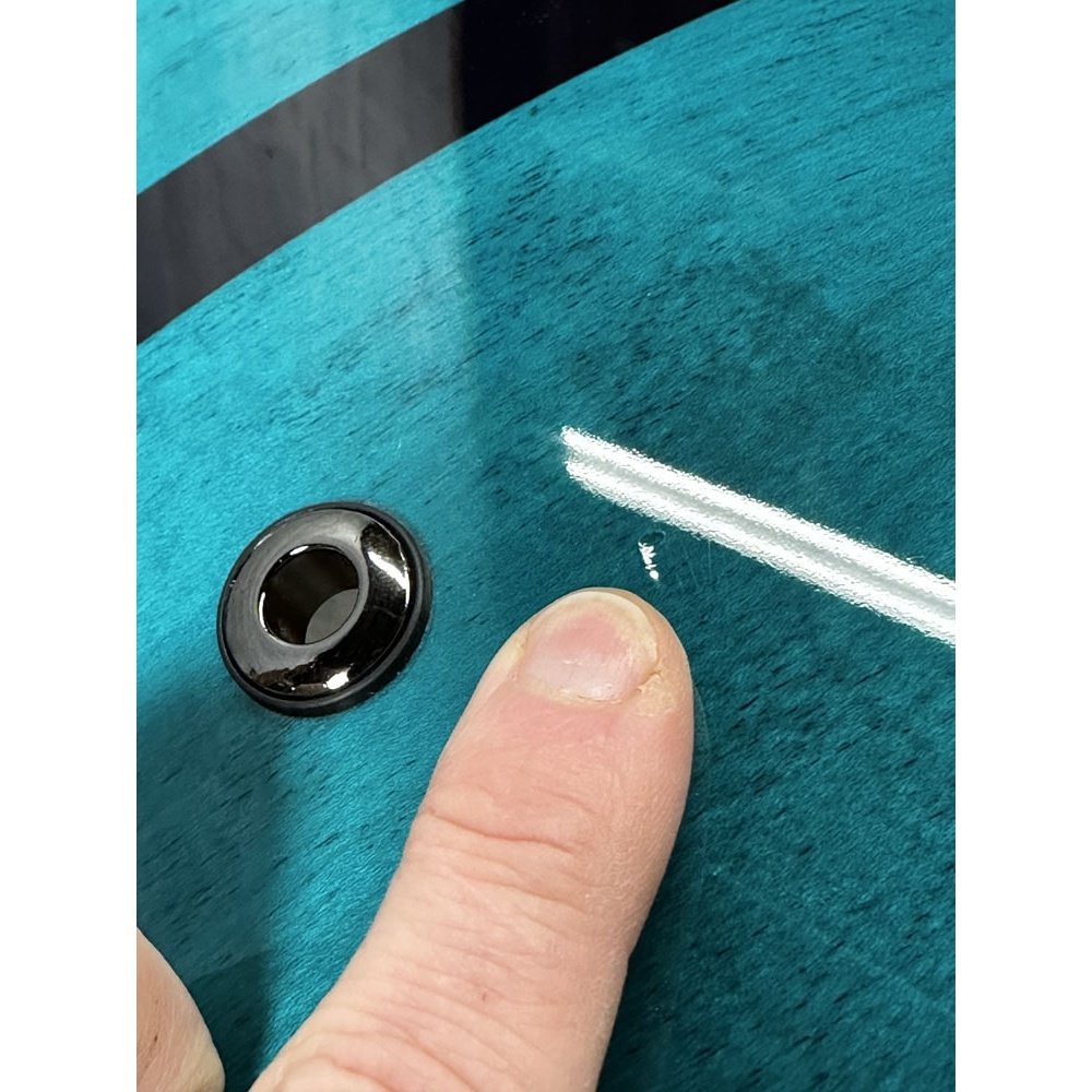 Pearl Masters Maple Reserve 4pc Drum Set Aqua Turquoise Stripe - Blowout Deal! - Drum Center Of Portsmouth