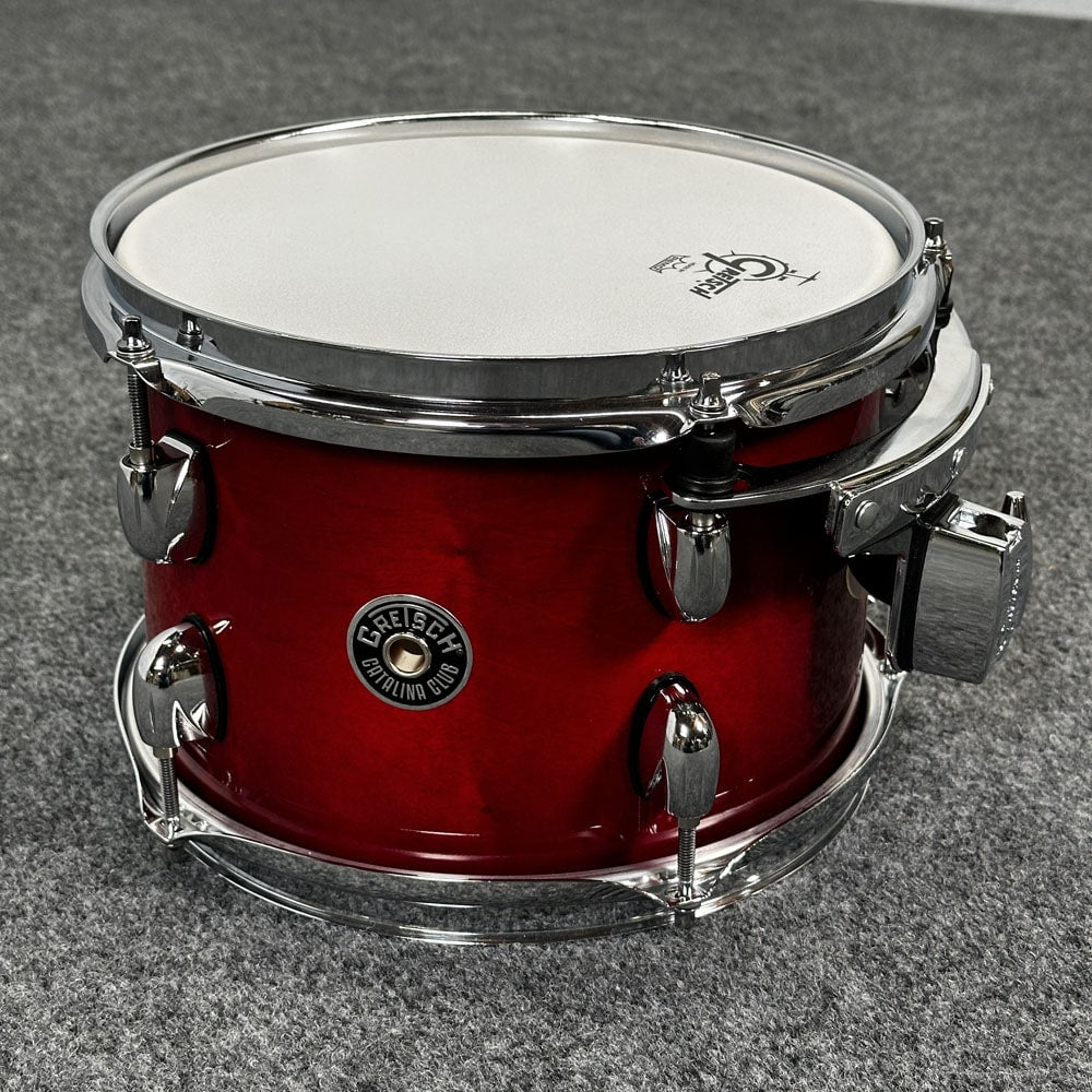 Used Gretsch Catalina Club Rack Tom 10x7 Gloss Crimson Burst - Drum Center Of Portsmouth