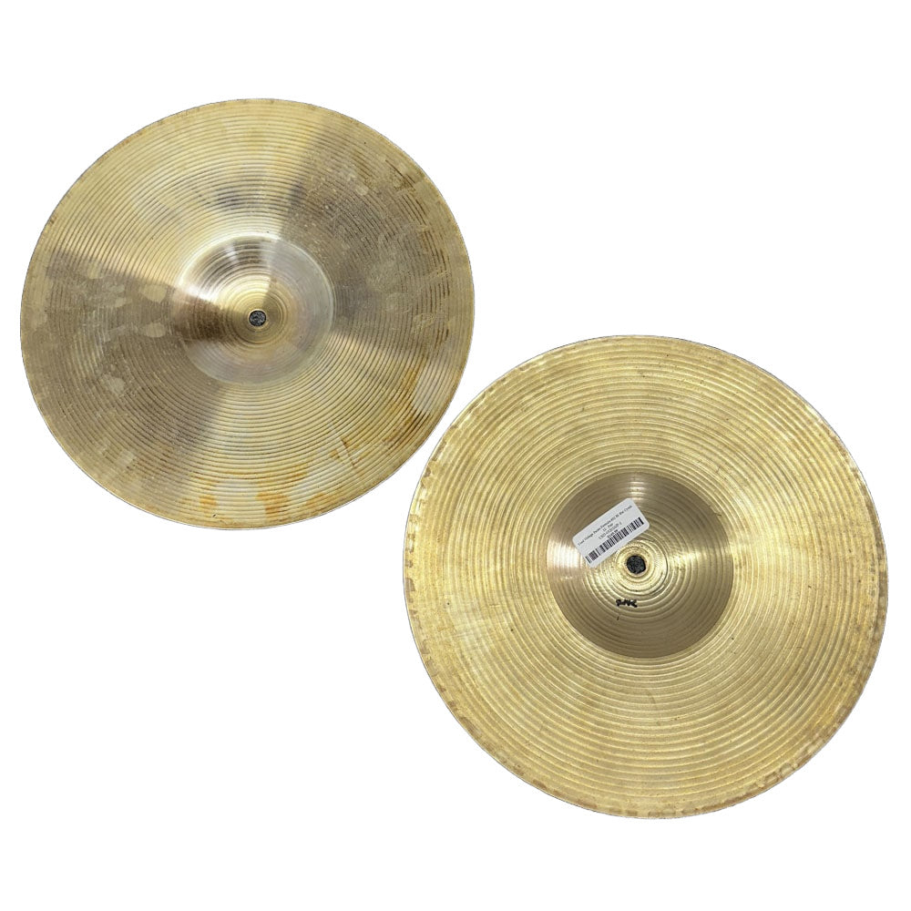 Used Vintage Paiste Formula 602 Hi Hat Cymbals 12" - Fair - Drum Center Of Portsmouth