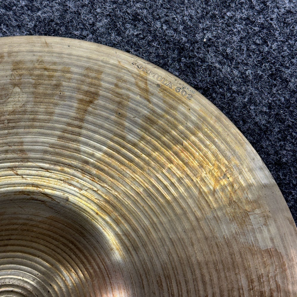 Used Vintage Paiste Formula 602 Hi Hat Cymbals 12" - Fair - Drum Center Of Portsmouth