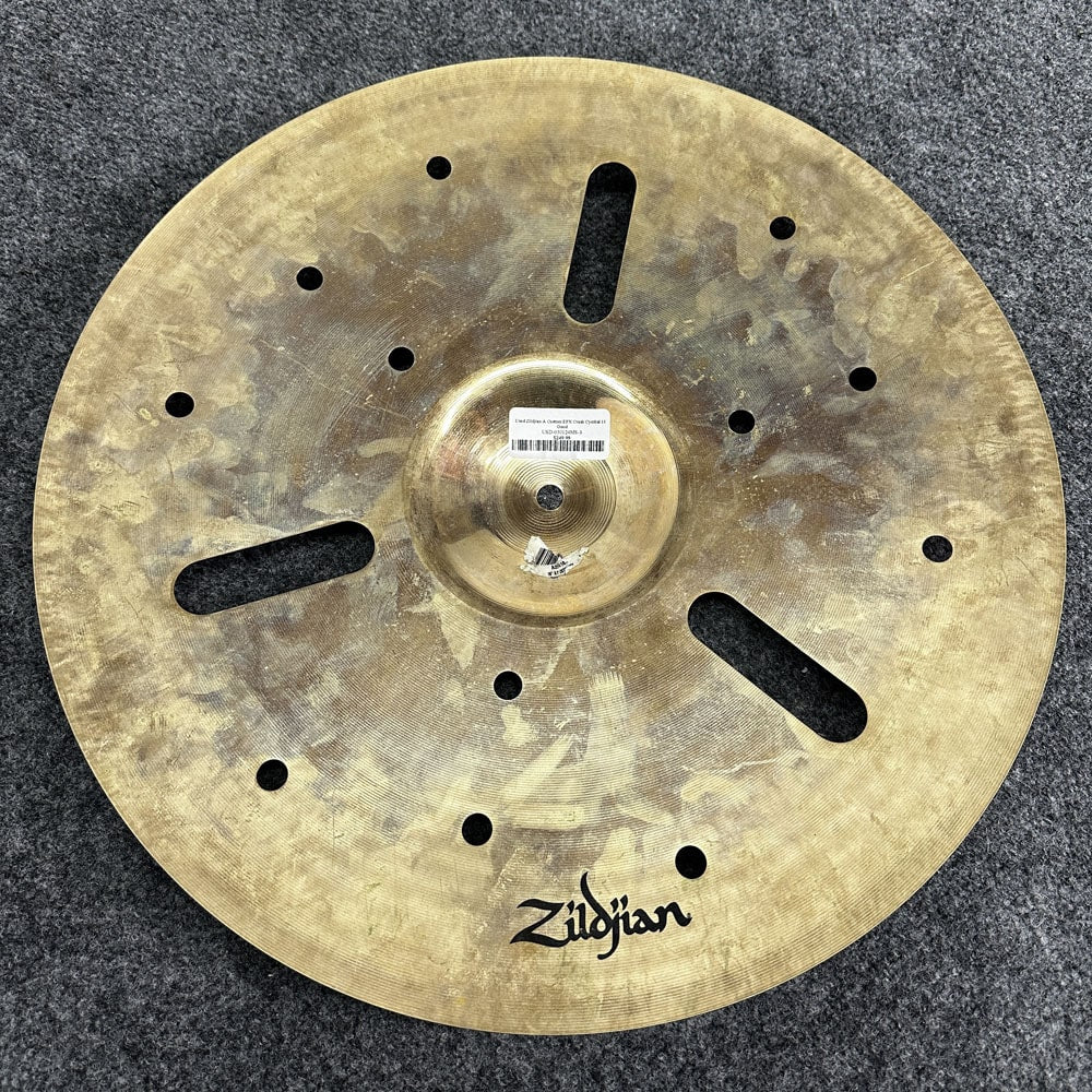 Used Zildjian A Custom EFX Crash Cymbal 18" - Very Good - Drum Center Of Portsmouth