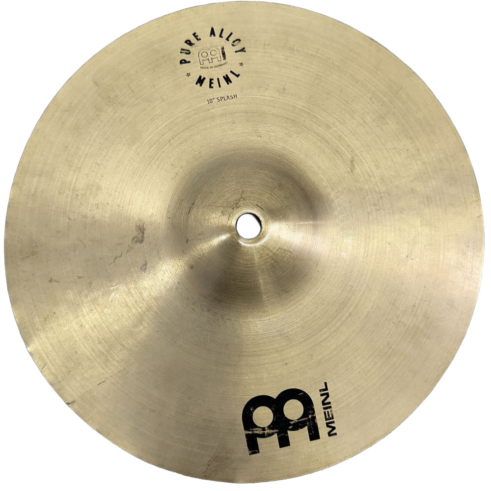 Used Meinl Pure Alloy Splash Cymbal 10" - Fair - Drum Center Of Portsmouth
