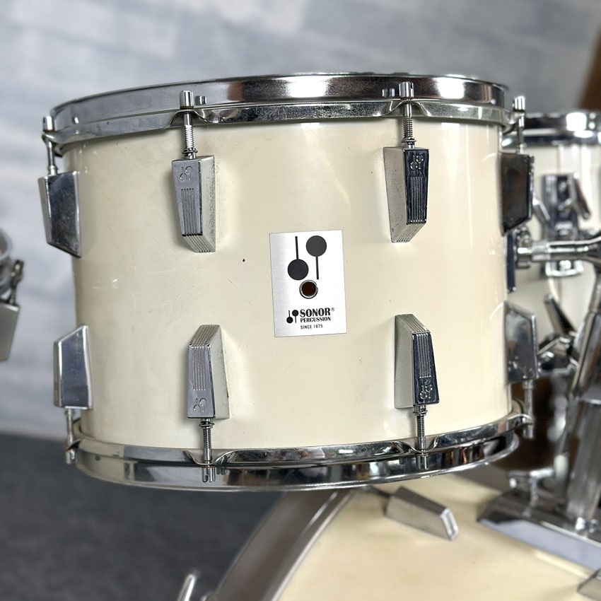 Used Vintage Sonor Phonic 4pc Drum Set White - Excellent - Drum Center Of Portsmouth
