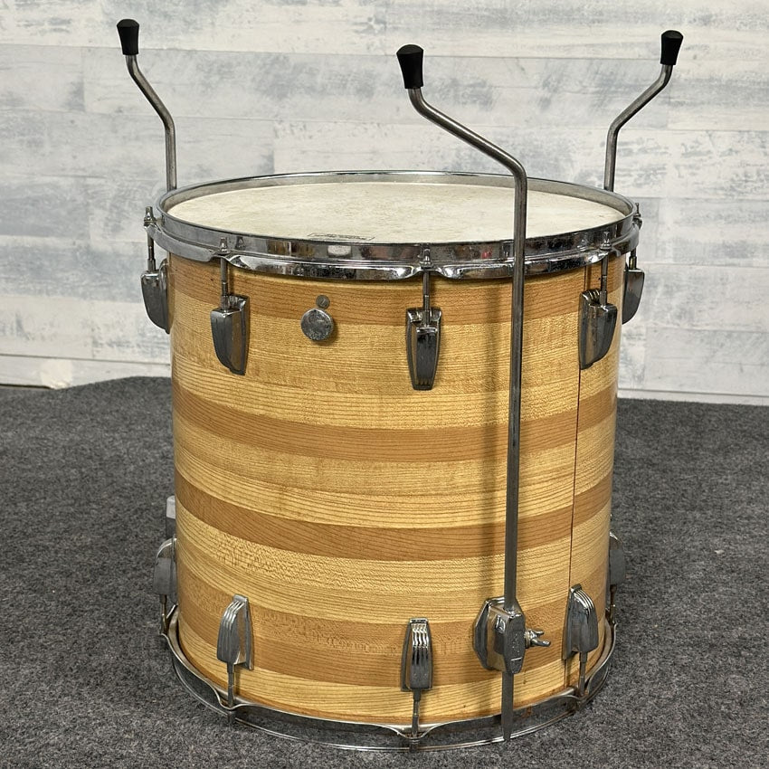 Ludwig Butcher Block Cortex 12,13,16,20 ドラムセット 1976年 B/Oバッジ ヴィンテージ Vintage 1970s Ludwig 4 piece Butcher Block Natural Drum Kit