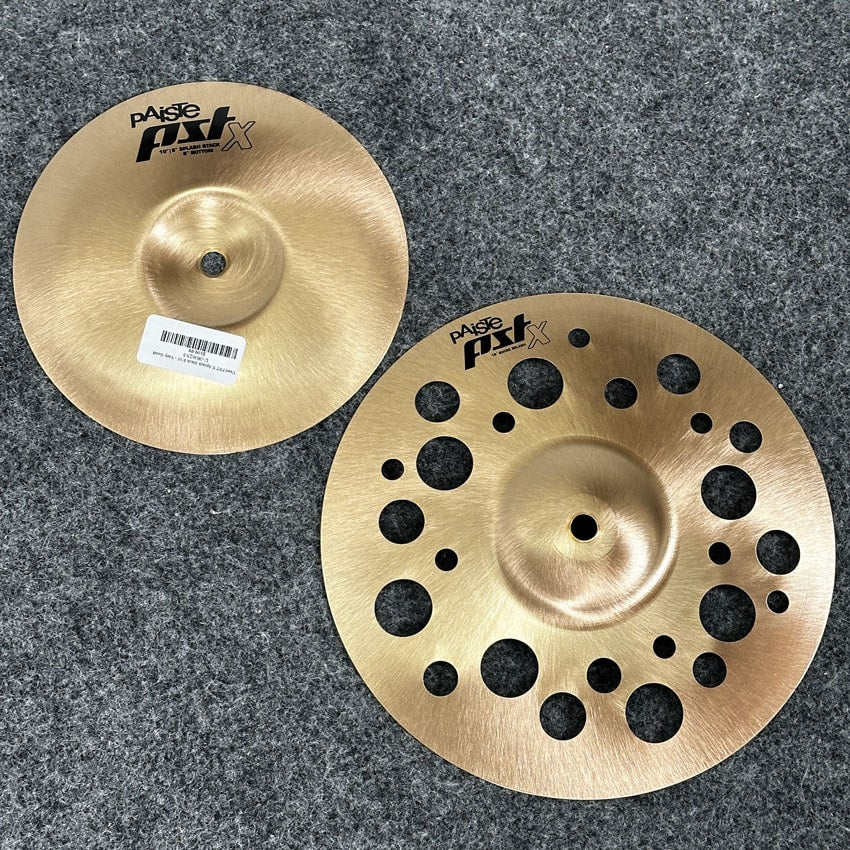 Used Paiste PST X Splash Stack 8"/10" - Very Good - Drum Center Of Portsmouth