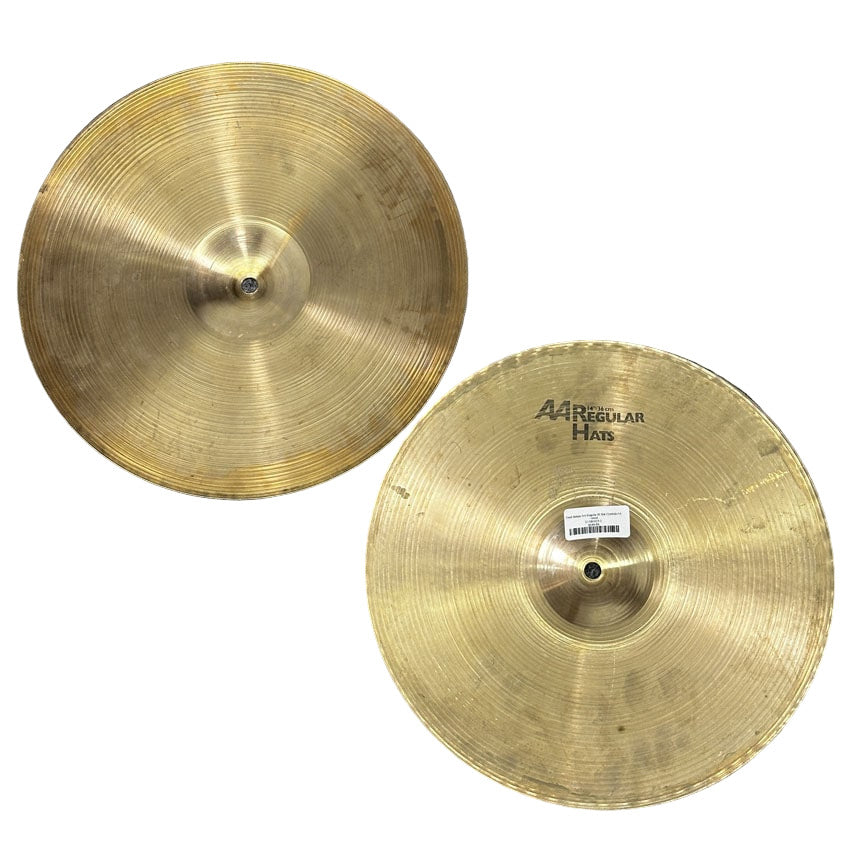 Used Sabian AA Regular Hi Hat Cymbals 14" - Good - Drum Center Of Portsmouth