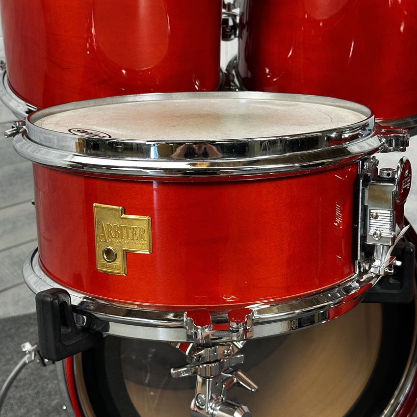 Used Arbiter 5pc Drum Set Cherry Wood - Good - Drum Center Of Portsmouth