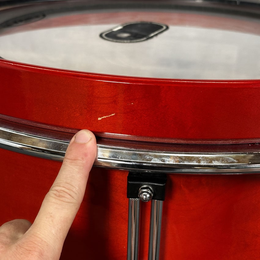 Used Arbiter 5pc Drum Set Cherry Wood - Good - Drum Center Of Portsmouth