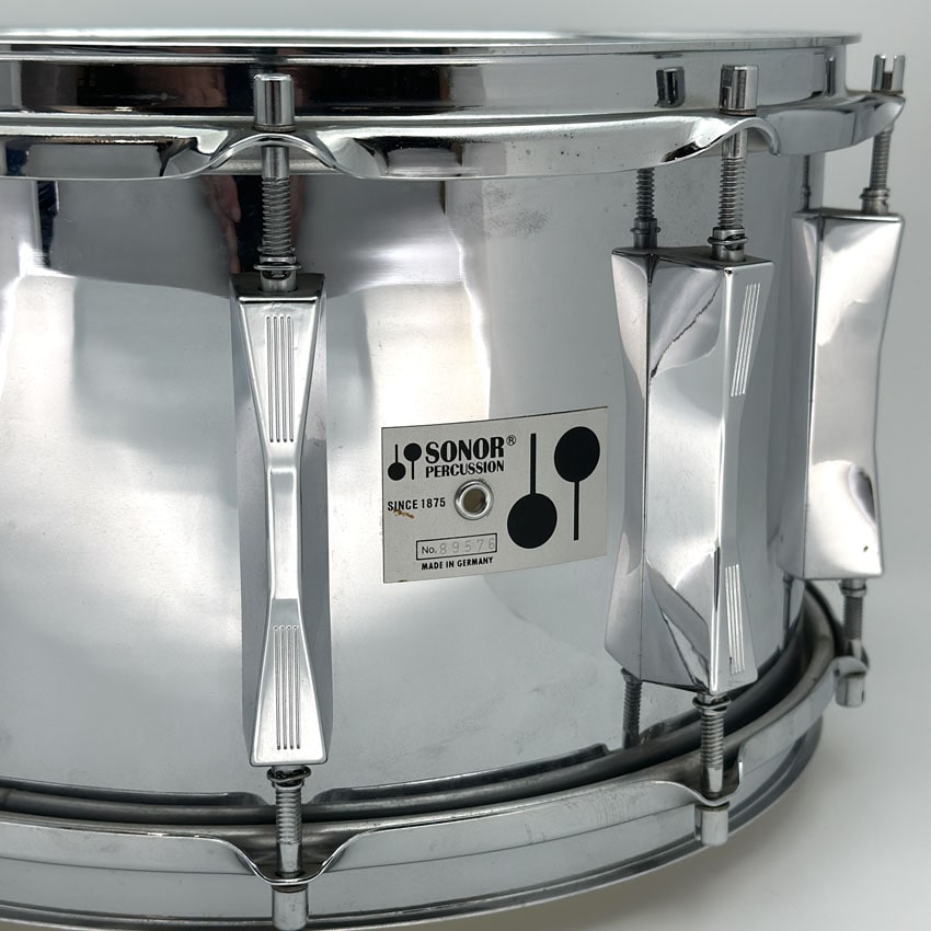 Used Vintage Sonor Phonic Steel Snare Drum 14x8 - Very Good - Drum Center Of Portsmouth
